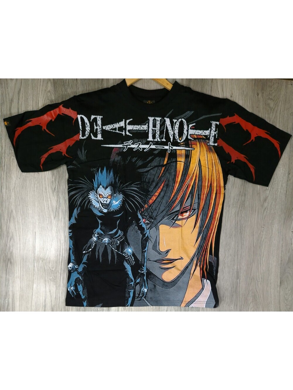 Death Note MEGA All Over Print T Shirt Anime Tee Vtg Limited AOP 2000s